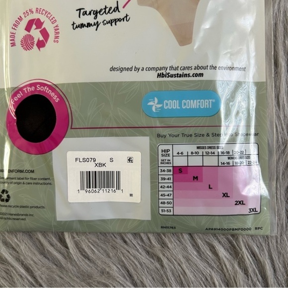 Maidenform Flexees Shapewear Womens Size Small‎ High Waist Thong Soft Sea… - Picture 7 of 7